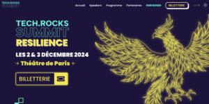 Screenshot du site web du Tech.Rocks Summit 2024